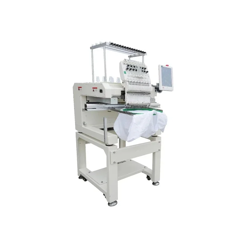 high speed computerized single head cap t-shirt computer embroidery machine