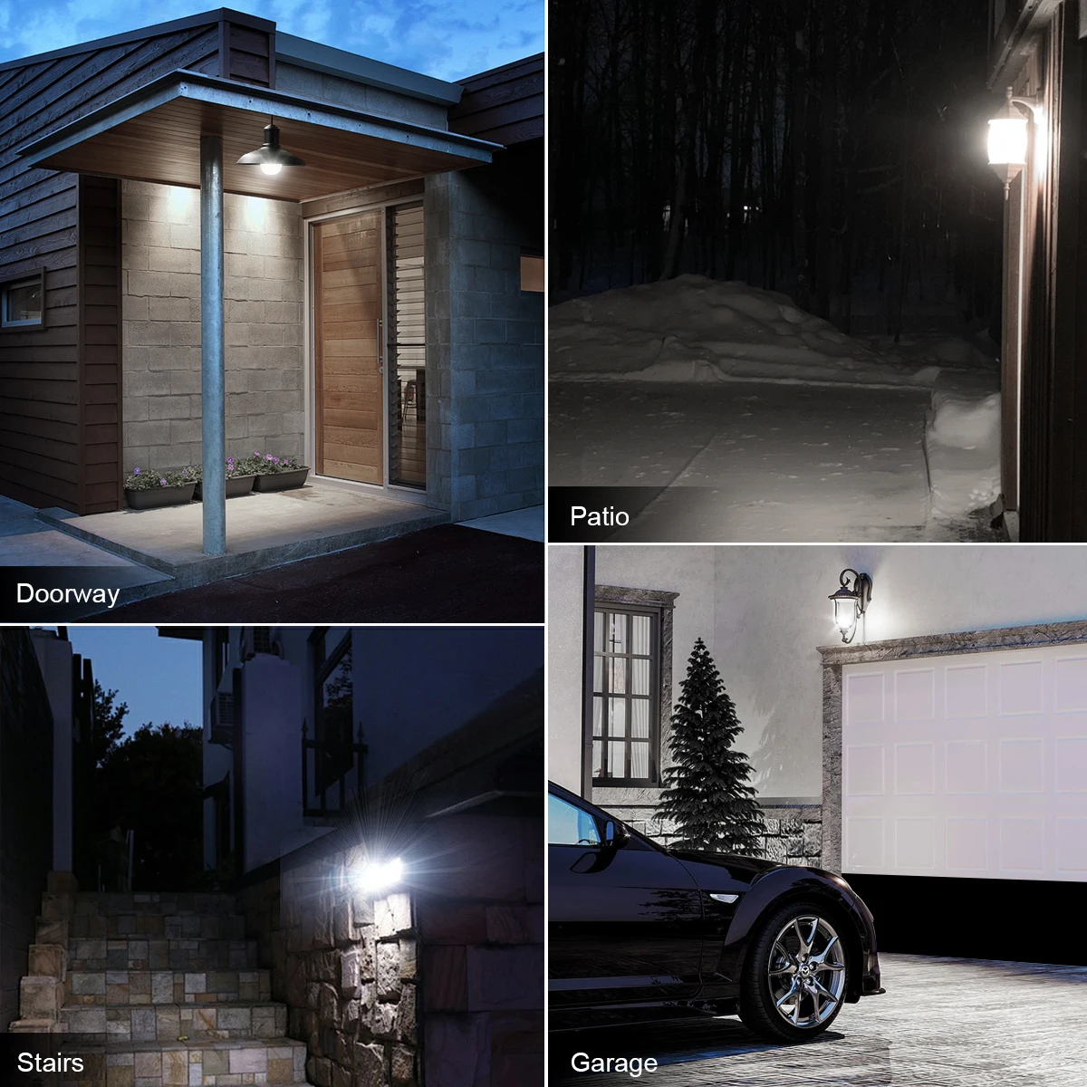 E27 Radar Motion Sensor LED Bulb Garden Porch Doorway Stair Corridor Infrared Sensor Night Lighting Lamp White Light Bulbs 220V