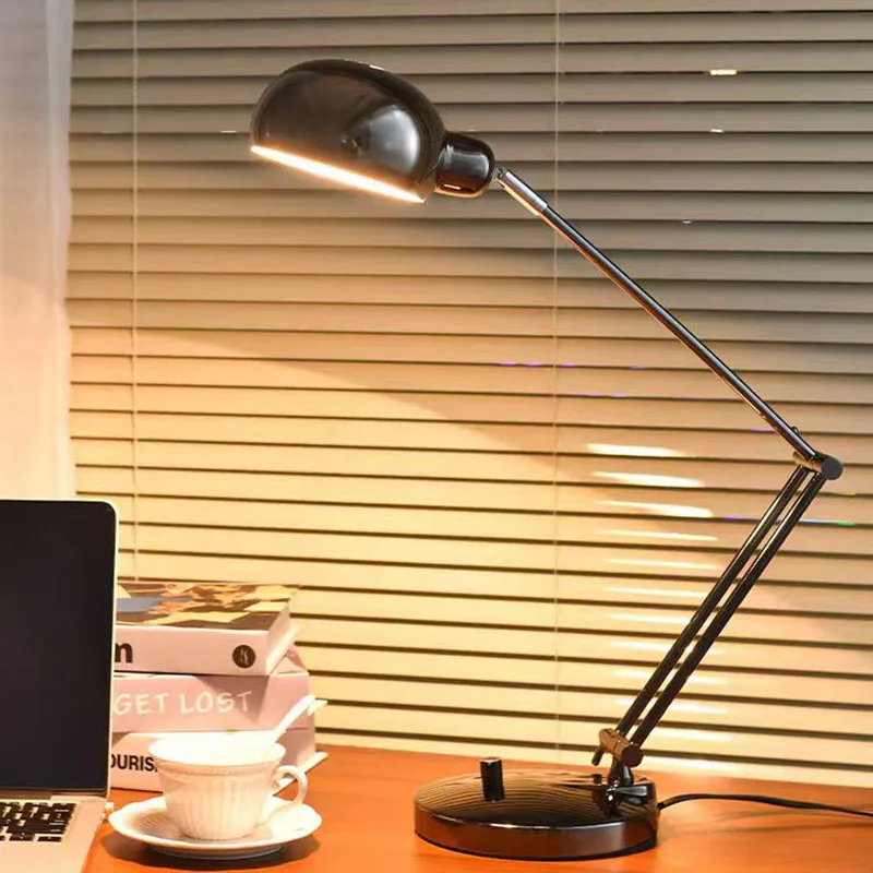 Reading Learning Table Lamp Eye Protection Children's Metal LED Desk Lights Folding Work Extension Arm Fixtures Writing Lamp