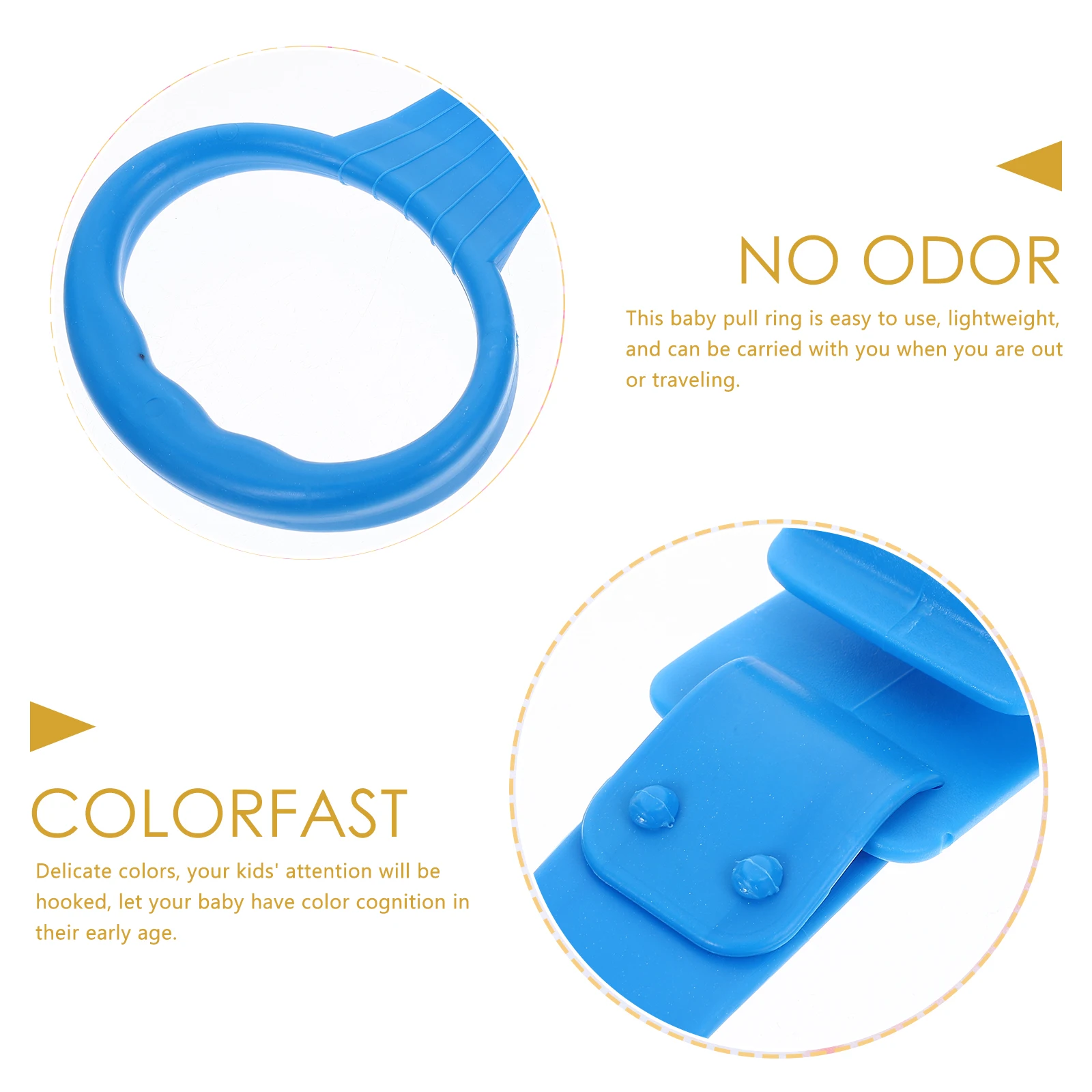 

1 Pair Baby Standing Safety Ring Green Portable Pull Up Rings Crib Accessories Walking Helper Toddler Fitness Arm Strength