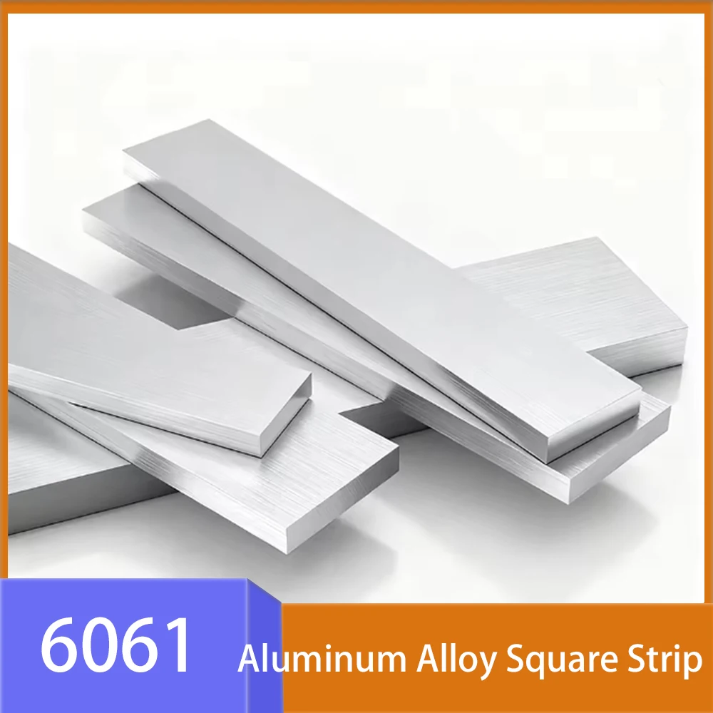 1Pcs 6061 Aluminum Square Bar Solid Rod Metal DIY Tool Dia 5mm 6mm 7mm 8mm 10mm 12mm 15mm 20mm 25mm 30mm 35mm 40mm 45mm~120mm