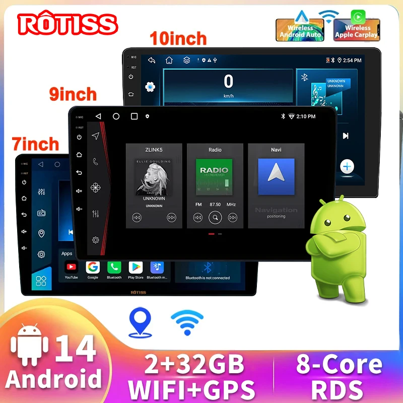 연말 클리어런스 세일 자동차 스테레오 자동차 내비게이션 화면 HD 디스플레이 및 GPS 위치 추적 기능 탑재 자동차 라디오 매진