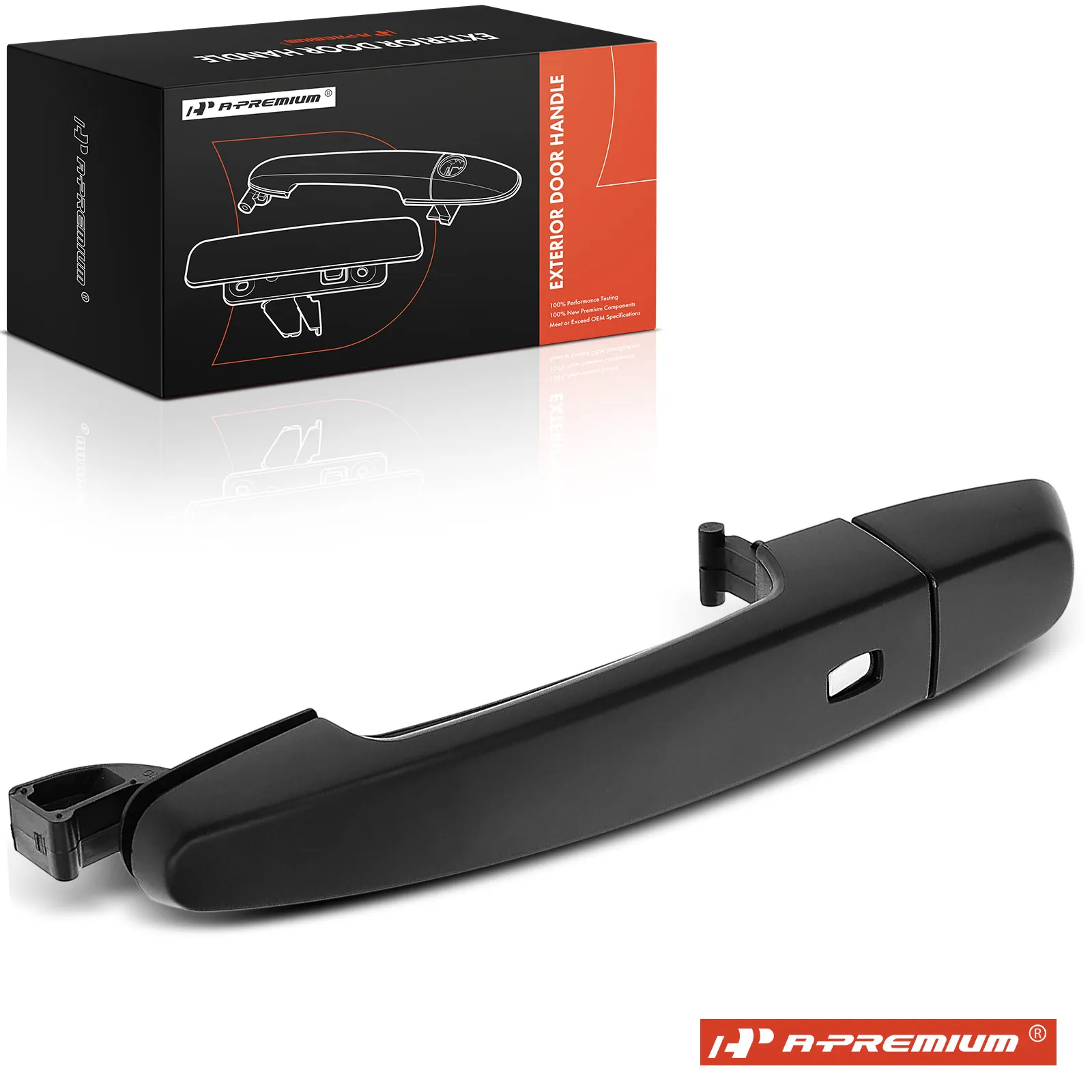 A-Premium Front Driver Side Black Exterior Door Handle for Chevrolet Impala 2014-2020