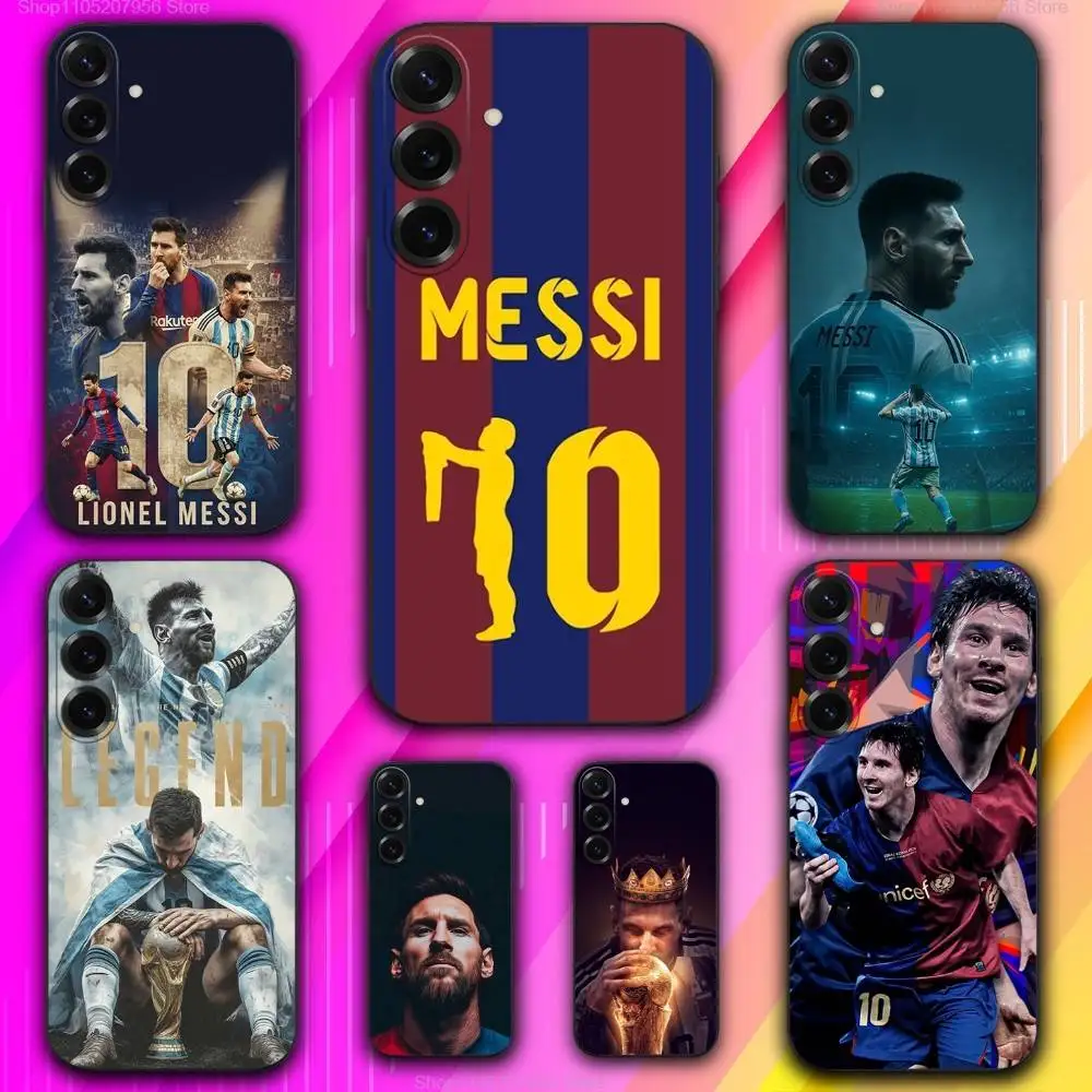 

No. 10 M-MessiS Football Phone Case For Samsung A 73,72,71,53,52,51,41,40,30,22,21,13,12,Note 20,10,9 Ultra Pro 5G Soft