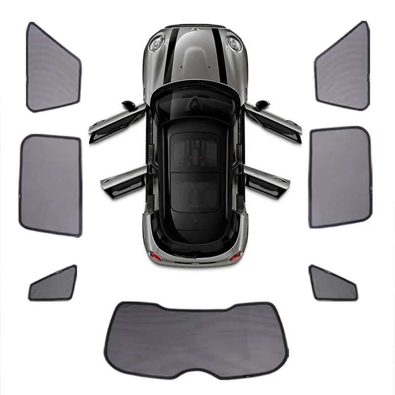 

Car Sun Protection Sun Shades for Mini Cooper Countryman R60 F60 R56 F55 F56 F54 Clubman Window Sun Shade Mesh Sunshield Cover