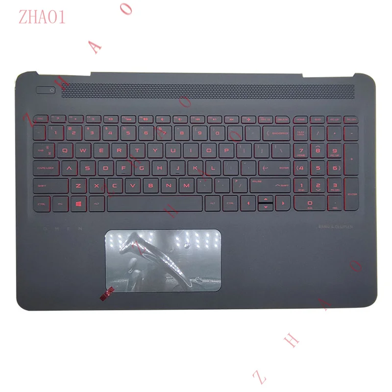 Z   For HP OMEN 15-AX TPN-Q173 Palmrest With Keyboard Touchpad C Shell Case Cover