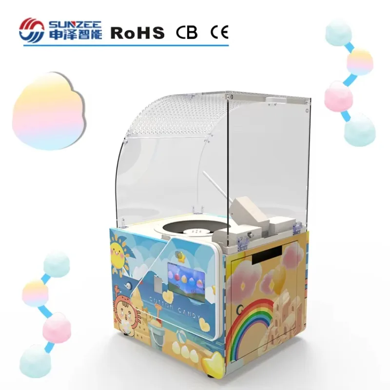 SUNZEE MG221 Mini Cotton Candy Machine2025 Popular Vending Machine Cotton Candy For Home And Party Vending Machine