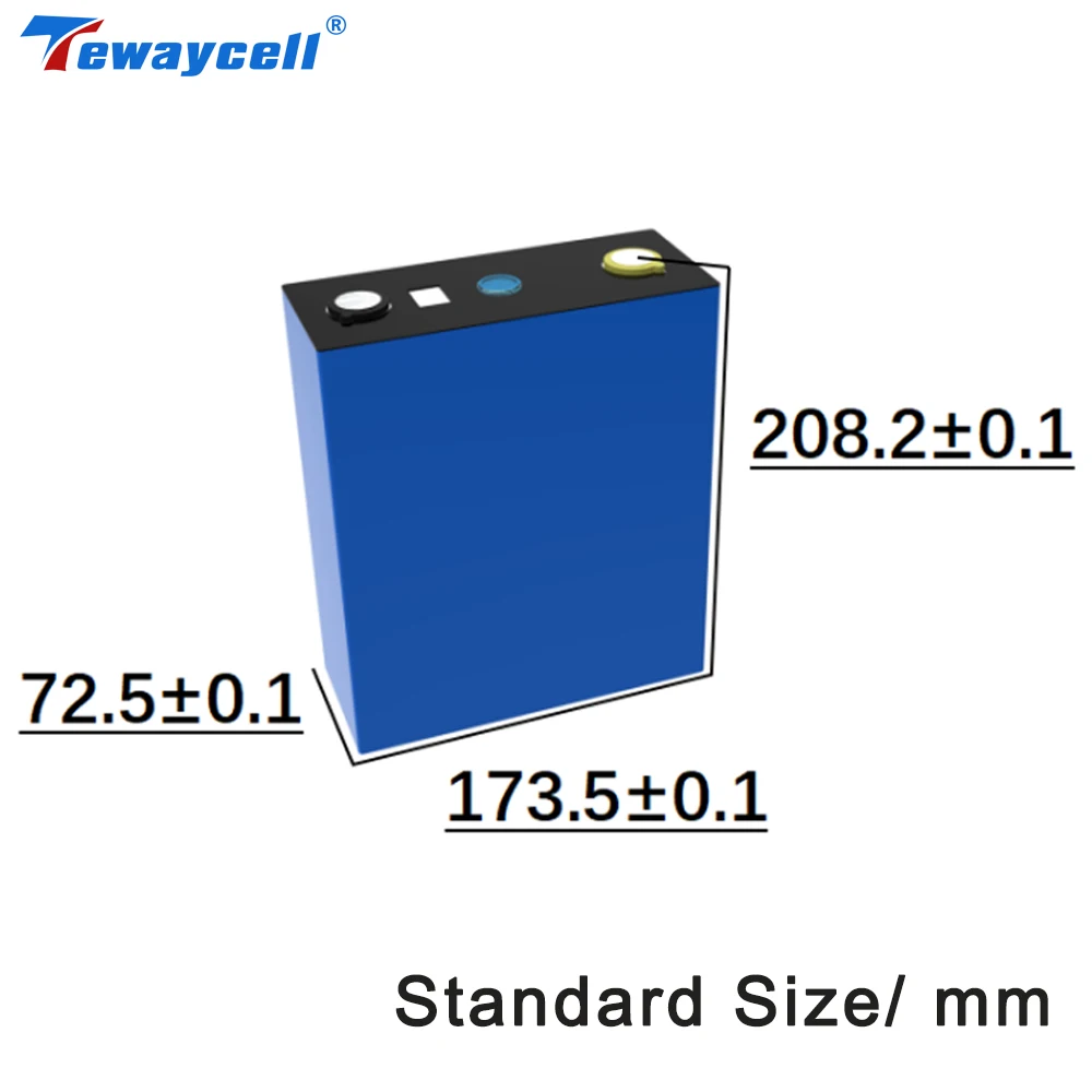 Tewaycell 3V 200Ah Sodium Ion Battery Rechargable Batteries Na3V2(PO4)3 Cells Discharge at -30℃ for Solar Car RV EU US TAX FREE