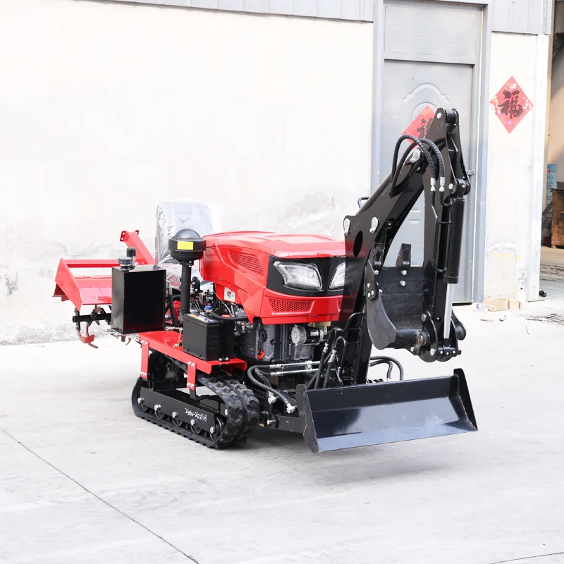 

Customized Crawler Rotary Tiller Agricultural Cultivator New Multi-Function Small Plowing Machine for Farm