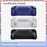 Original AYN Odin 2 Portal Silicone Case Grip Odin2 Portal Customize Game Console Handle Protective Case Holder with Storage Bag