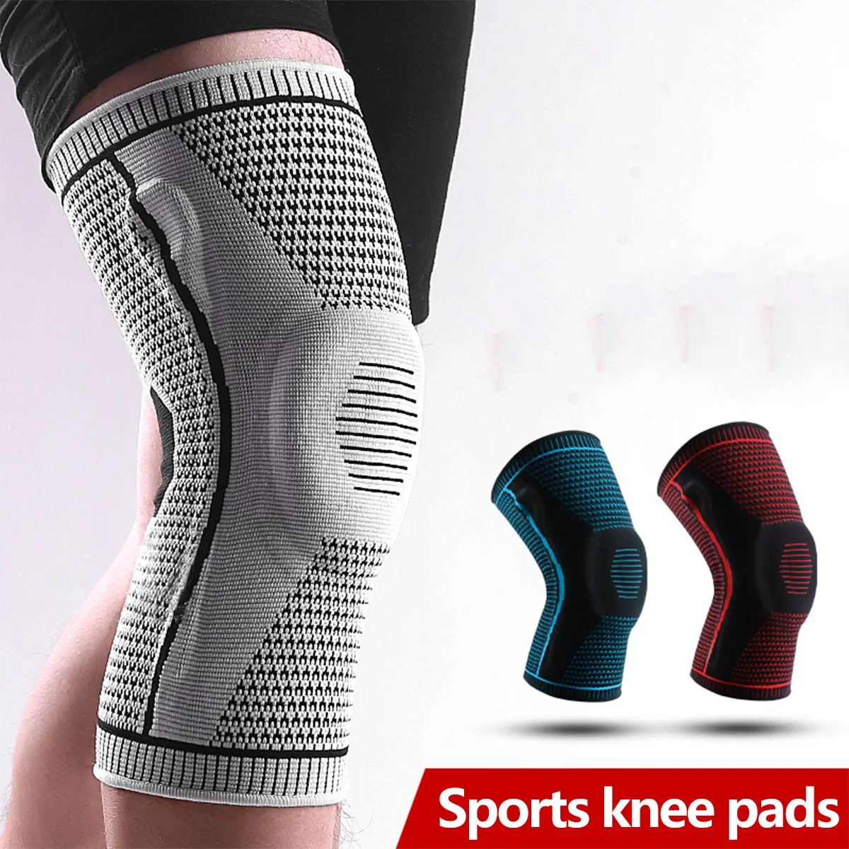 

Double Compression Knee Sleeve Support for Knee Pain Sports Running Gym Joint Pain Relief Meniscus Tear Injury Recovery