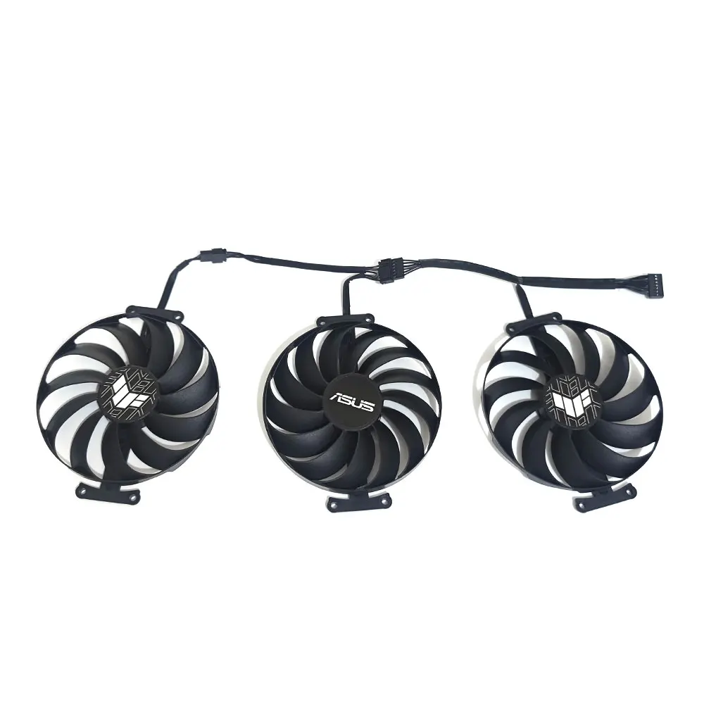 3FAN T 129215 BU CF1010U12D FDC10U12D9-C Вентилятор охлаждения видеокарты, для ASUS TUF RX 6700XT、RX 6800、6800XT、RX 6900XT、6950XT OC Edition