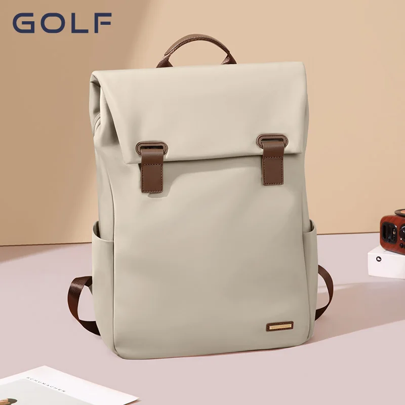 GOLF Elegant Backpack Women Nylon Aesthetic Backpacks Travel Waterproof Laptop 15 6 Inch Anti Theft Back Pack Bags for Ladies