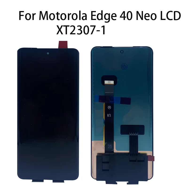 Original AMOLED For Motorola Edge 40 Neo LCD Display XT2307-1 Touch Screen Digitizer Assembly For Moto Edge40 Neo LCD Replace