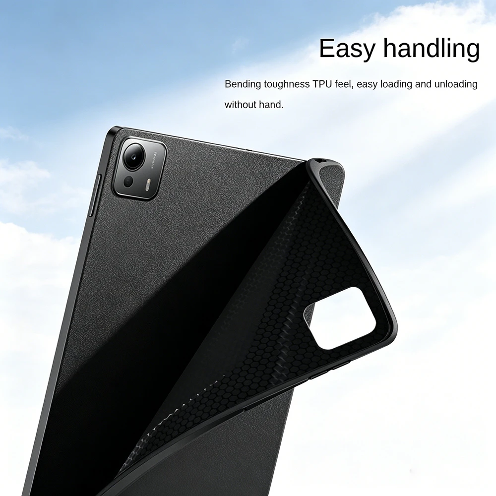 Tzion For Xiaomi Redmi Pad 2 3 4 5 6 7 8 Pro SE Max Ultra 8.7 8.8 10.61 11 11.2 12.1 12.4 12.5 14 Soft Silicone Case Black Shell
