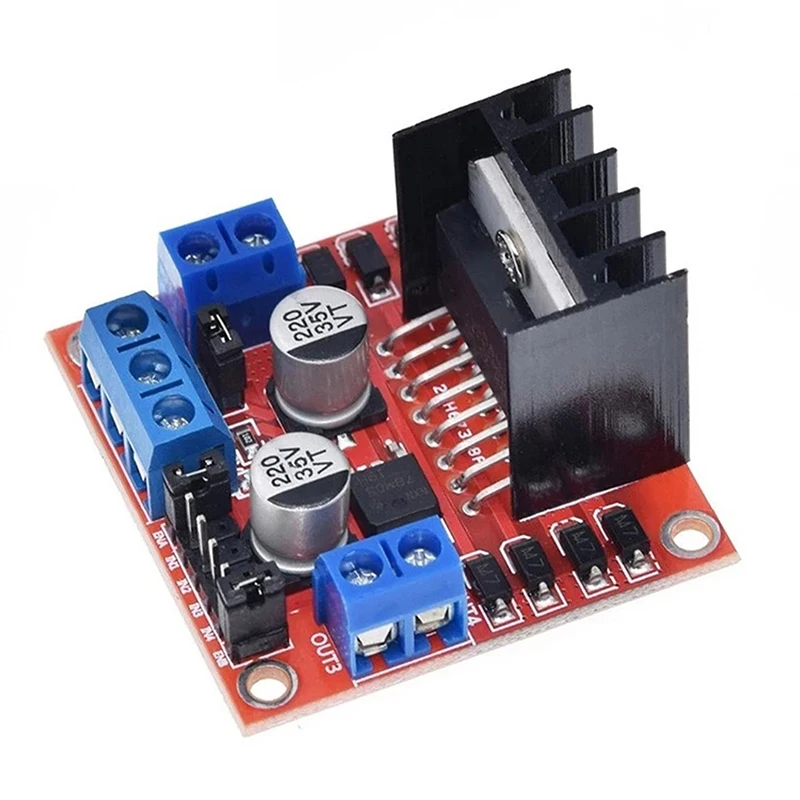 L298N Motor Drive Controller Board DC Dual H-Bridge Robot Stepper Motor Control And Drives Module For Smart Car