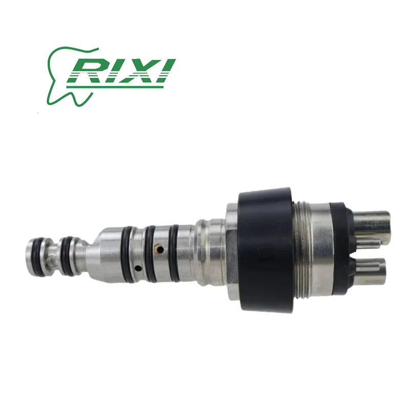 

RIXI 1pcs 4 Holes Quick Coupling Optic Fiber For Kavo Dental Turbine Handpiece Quick Coupler Connect Dentistry Tools