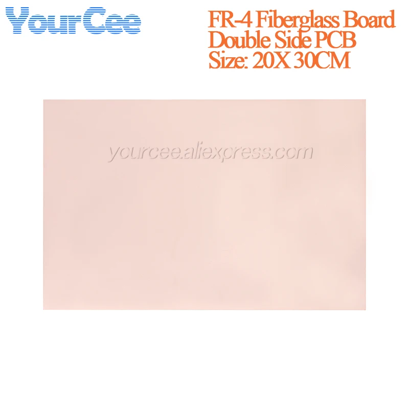 FR4 Fiberglass Single/Double Sided Copper Clad Prototype Board DIY Laminate Printed Circuit PCB Electronic Plate 5*7 15*20 20*30