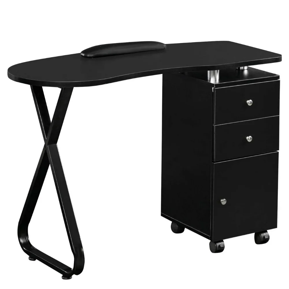 Nail table Beauty and hairdressing Leisure technician workbench table Source manufacturer supplies mobile table