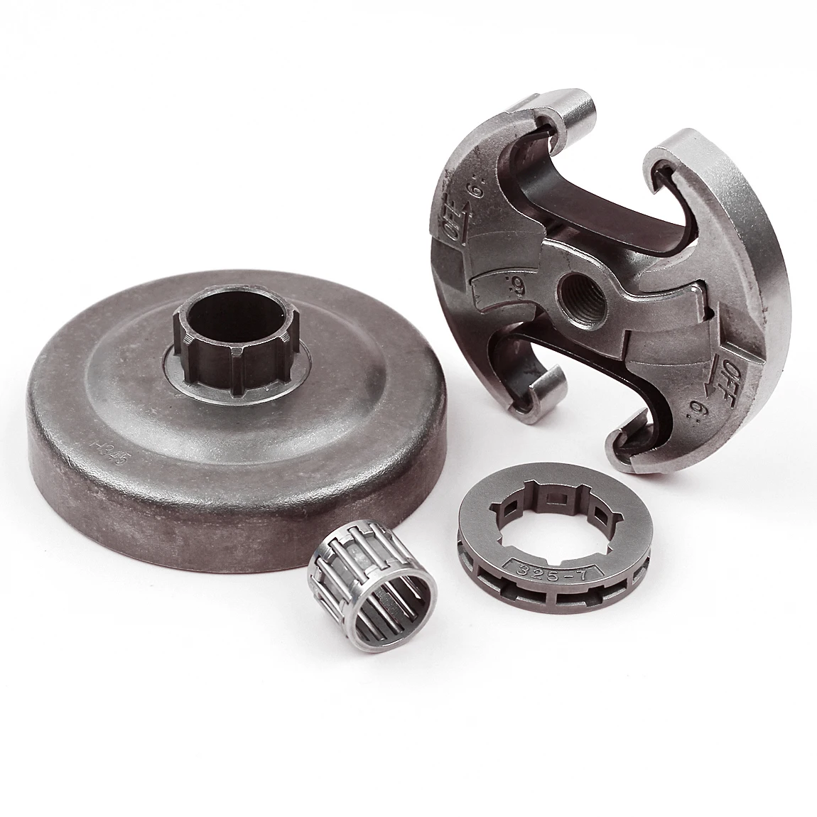 Clutch Drum .325" 7T Sprocket Rim Clutch Assembly For Husqvarna 340 345 350 346XP 445 450 Chainsaw Parts