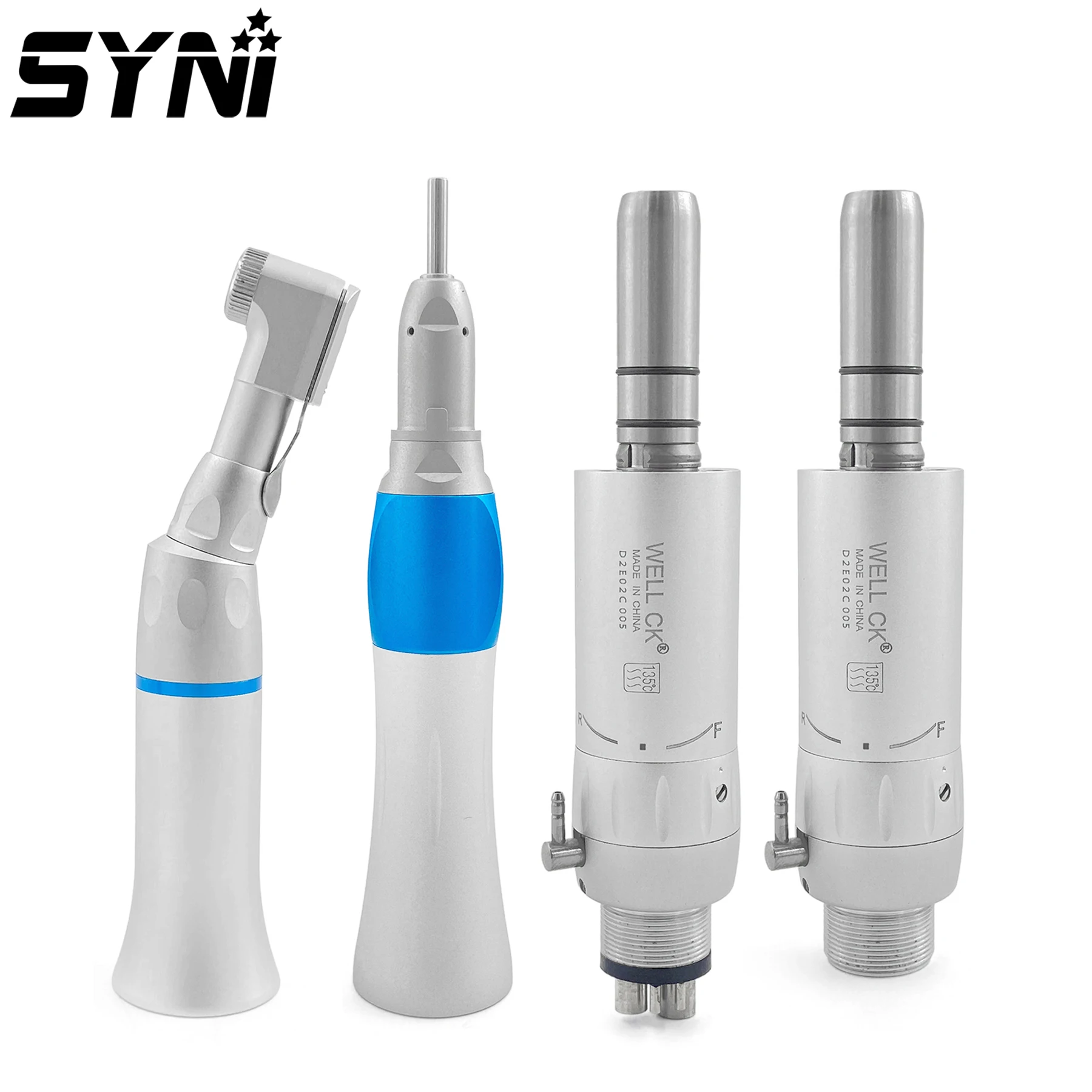 

Dental Low Speed Handpiece Kits 2/4 Hole Air Motor Contra Angle Straight Handpiece Dentist Equipment Micromotor Polishing Tool