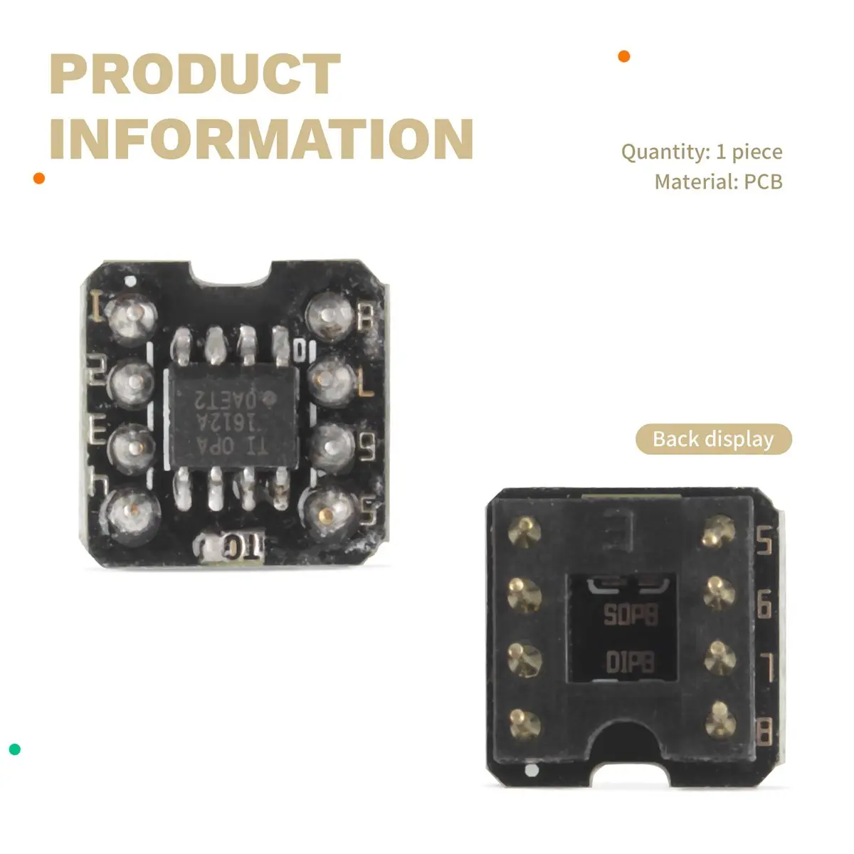ABQX OPA1612 DIP8 Ultra Low Distortion and Ultra-Low Noise Import Premium Fever Dual Operational Amplifier 1612