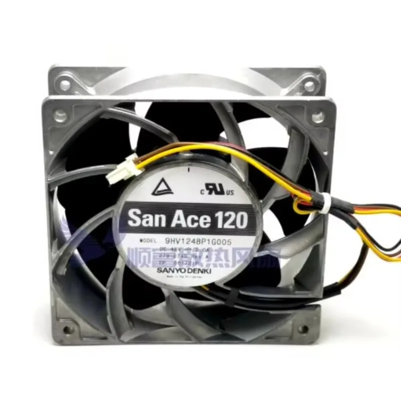 

SANYO DENKI 9HV1248P1G005 279-0740 DC 48V 2.0A 120x120x38mm 4-Wire Server Cooling Fan