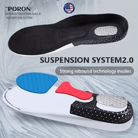 Orthopedic Insoles for Men Women Memory Foam Cushion Gel Insole Silicone Arch Support Pads Sport Shoe Pad Running Insert