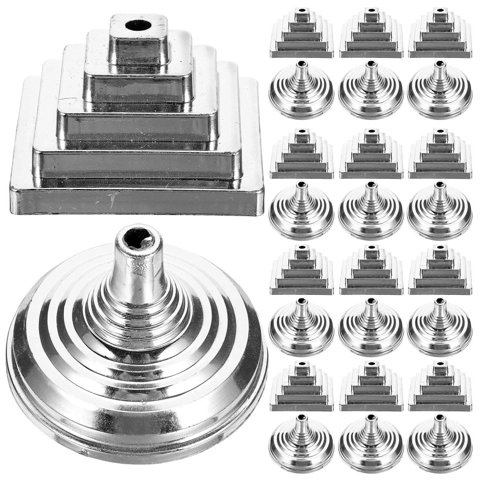 

20Pcs Tabletop Flag Brackets Stable Base Office Holders Portable Display Stands Durable Smooth Finish Flagpole Stand