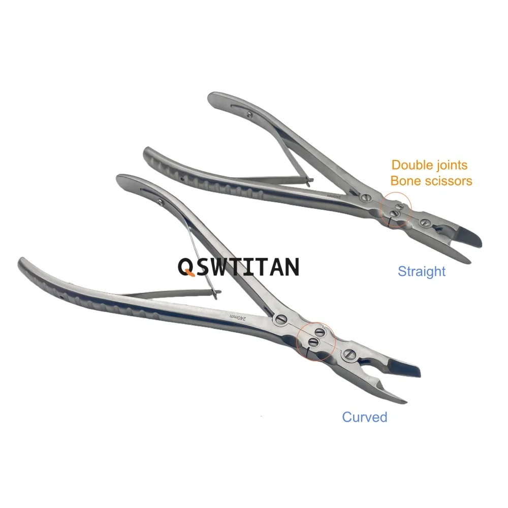 

Veterinary Orthopedic Bone Cutting Scissors Stainless Steel Double-action Joint Surgery Cutter
