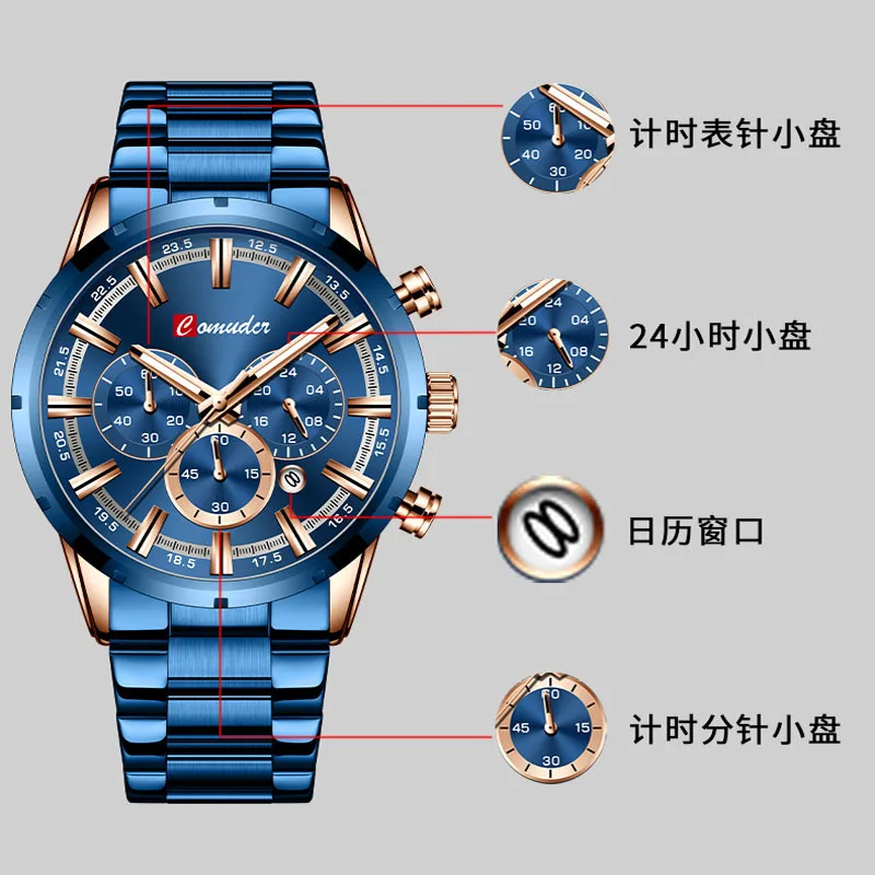 Popular Cross-Border Watch de Kamudi, Novo