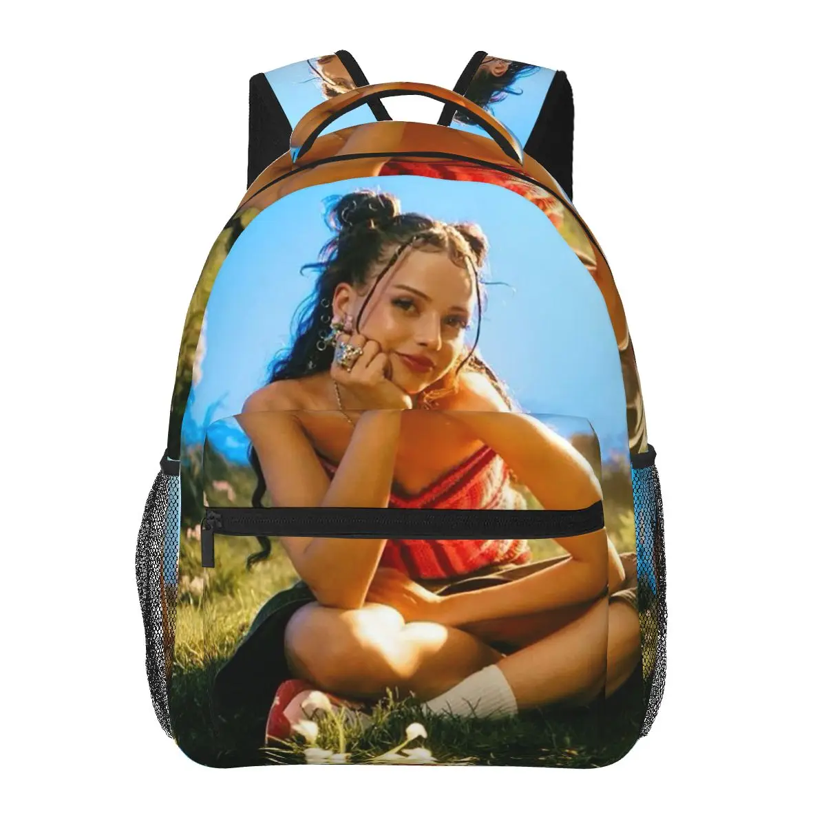 

Rapper Nina Chuba New Album Tour Merch Student Backpack School Bag Hiking Travel Daypack for Boys Girls Bookbag Shoulder Bags