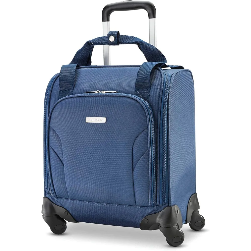 

Carry On Luggage,Underseat Carry-On Spinner with USB Port, with Spinner Wheels,Airline Approved,Luggag.