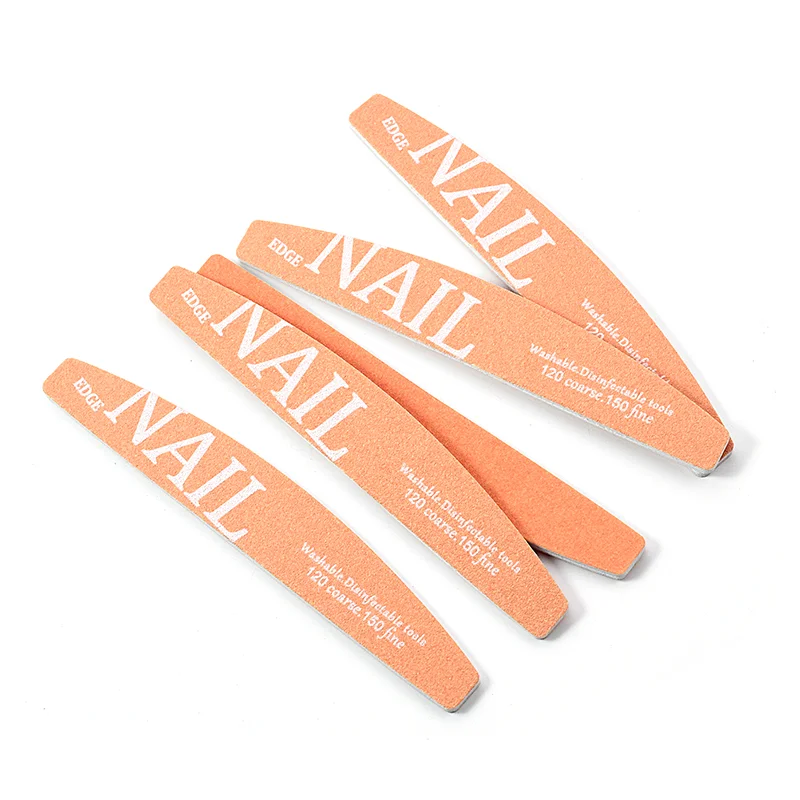 2 szt./5 szt. Profesjonalne pilniki do paznokci z motywem księżyca, zmywalne pilniki szlifierskie, buffer o gradacji 80/100, pilnik polerski, akcesoria i narzędzia do paznokci