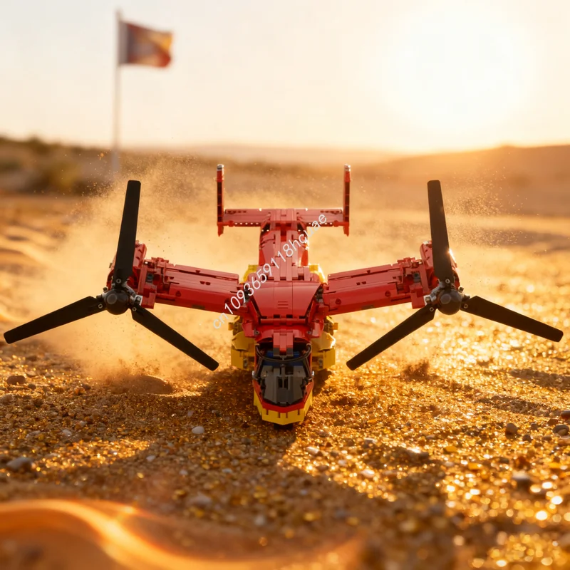 

1899 шт. MOC MOD V Osprey SAR Техническая модель Строительные блоки Строительный рождественский подарок Сборная игрушка DIY Образовательный кирпич Дети