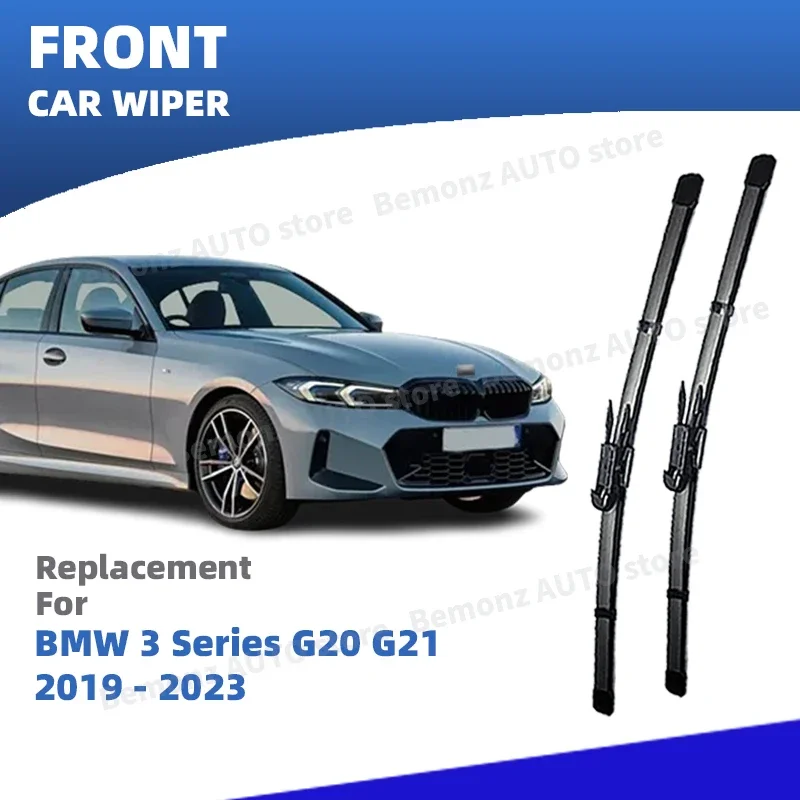 

LHD Front Wiper Blades For BMW 3 Series M3 G20 G21 2019 2020 2021 2022 2023 Windshield Sedan Touring Accessories 320 330 M340