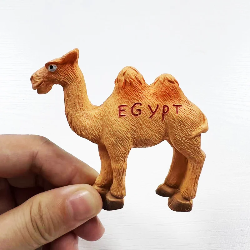 

New Egyptian Sahara Desert Camel Magnetic Fridge Magnet Travel Souvenir Animal Home Magnetic Decoration