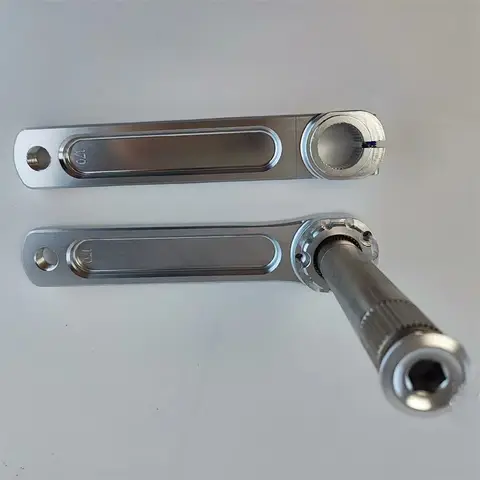 Vevparti för racercykel, gravel XC, polerad silver, vevaxel, BB-kedjekrans, 48T, 50T, för Brompton, för Birdy 8, 9, 10, 11, 12-växlad 10 best sales silverfärgad vevparti - №2