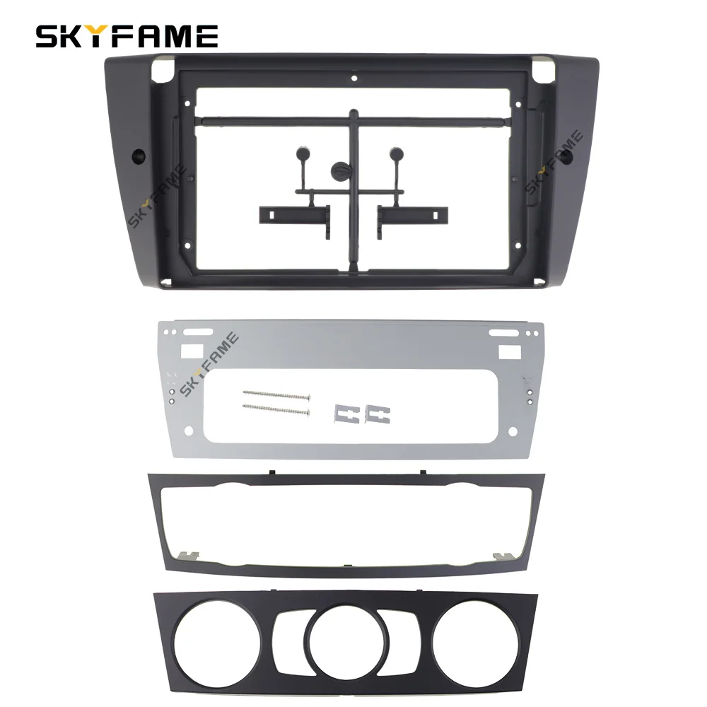 SKYFAME For BMW 3 Series E90 91 92 93 Car Frame Fascia Adapter Canbus Box Decoder Android Radio Dash Fitting Panel Kit