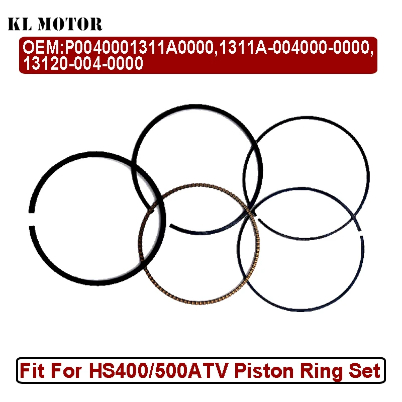 Piston Ring Set Assy for HISUN 400/500 ATV UTV HS CODE 13120-004-0000 1311A-004000-0000 P0040001311A0000