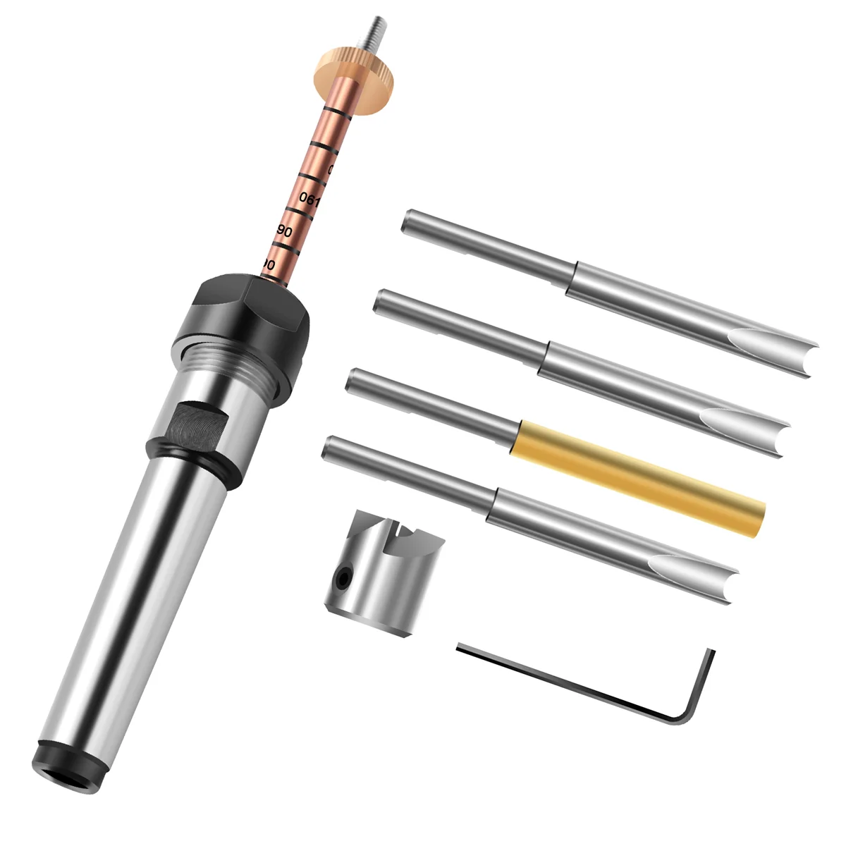 HOT Pen Making Kit Pen Shaft and Pen Holder Trimming Set Wood Turning Mandrel for Making Pen Woodworking Lathe Accessories