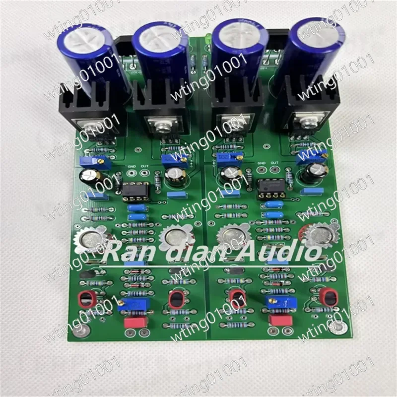 for Mark JC-2 Class A Preamp Board Ultra-Low Distortion FET Warm Tone with for ON LM317 LM337 Precision Voltage Regulator