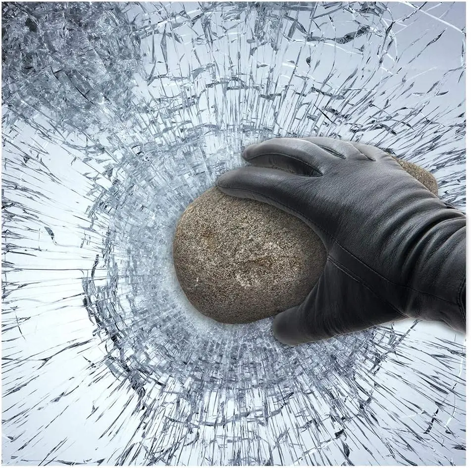 

4 Mil Clear Window Film for Security and Safety, 24in x 23ft - Easy Installation