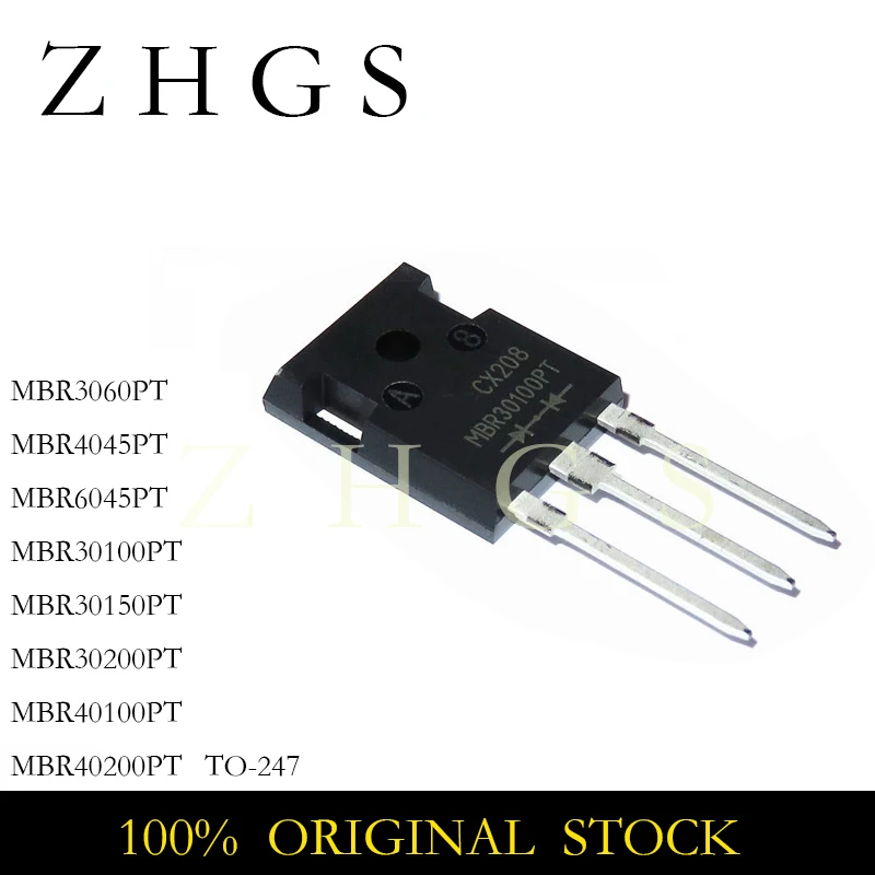 5PCS MBR30100PT TO-247 MBR3060PT MBR4045PT MBR6045PT MBR30150PT MBR30200PT MBR40100PT MBR40200PT MOS TRANSISTOR NEW STOCK