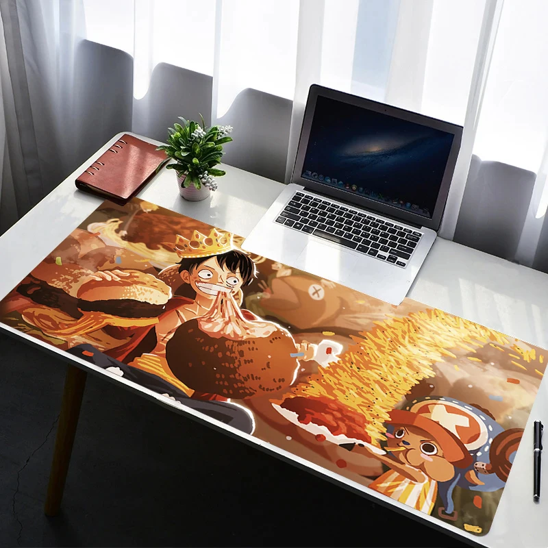 

Mouse Pad PC Accessories Non Slip One Piece Luffy Rubber HD Mousepad Laptop Gamer Keyboard Pad Office Computer Gaming Mouse Mat