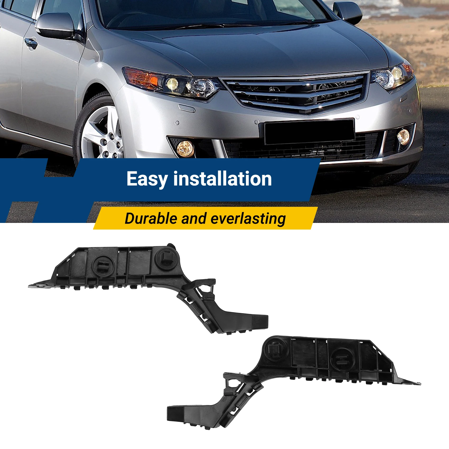 Per Honda Accord ACURA TSX 2004-2008 Staffa distanziale paraurti anteriore sinistra + destra