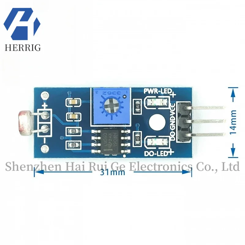 

1PCS Photoresistor Sensor Module Light Detection Light Sensing Kit 3-wire system
