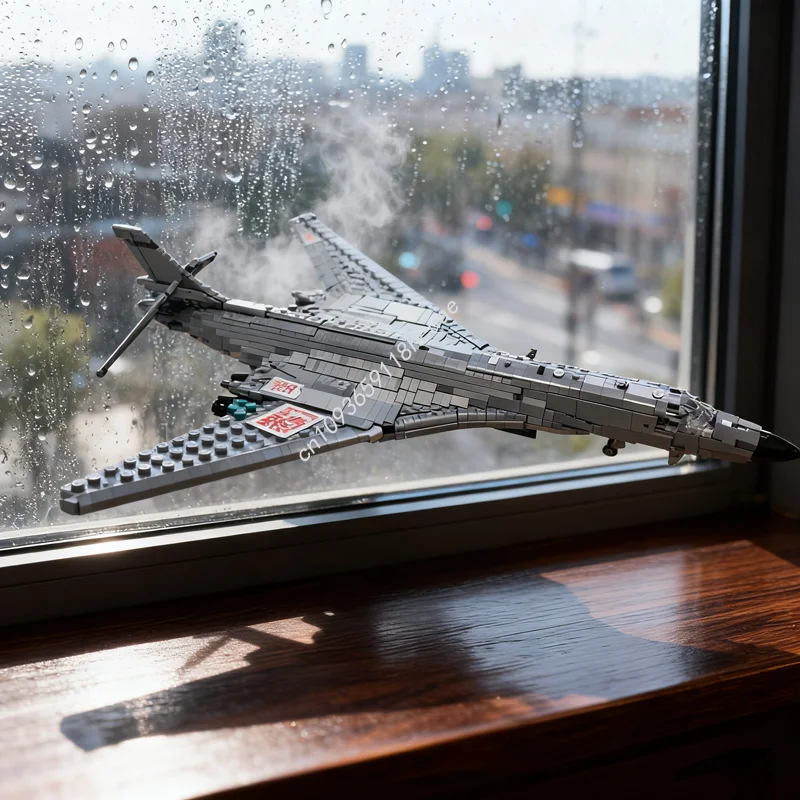 

5510 шт. MOC Rockwell B 1 Lancer Creator, модель строительных блоков, архитектурная игрушка, идея, образовательный кирпич, детский рождественский подарок на день рождения