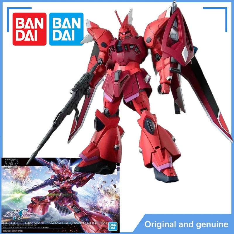 [In Stock] Bandai Hg 1/144 Mobile Suit Gundam Seed Gelgoog Menace Model Toys Assembly Model Toys Action Figure Gifts Kids