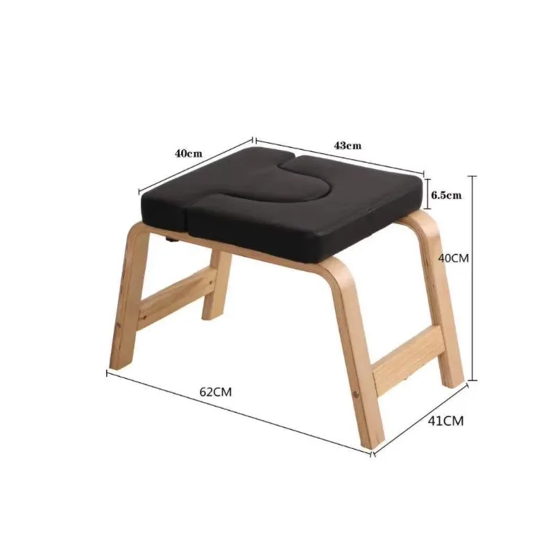 Multi-Function Yoga Meditation Chair Wooden Headstand Yoga Stool Yoga Auxiliary Chair for Sale Iyengar Chair